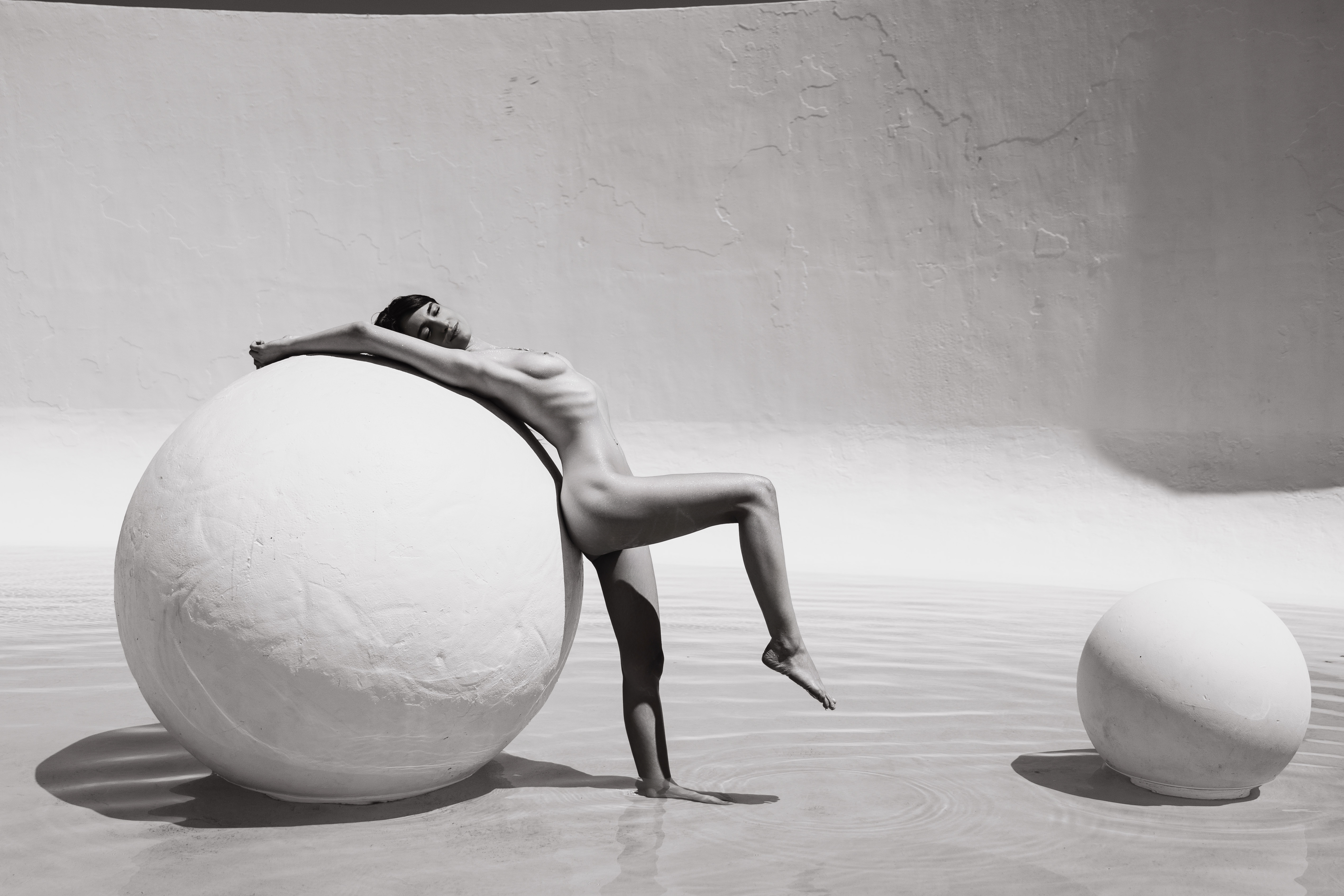 Wesses Pieces near desert structure