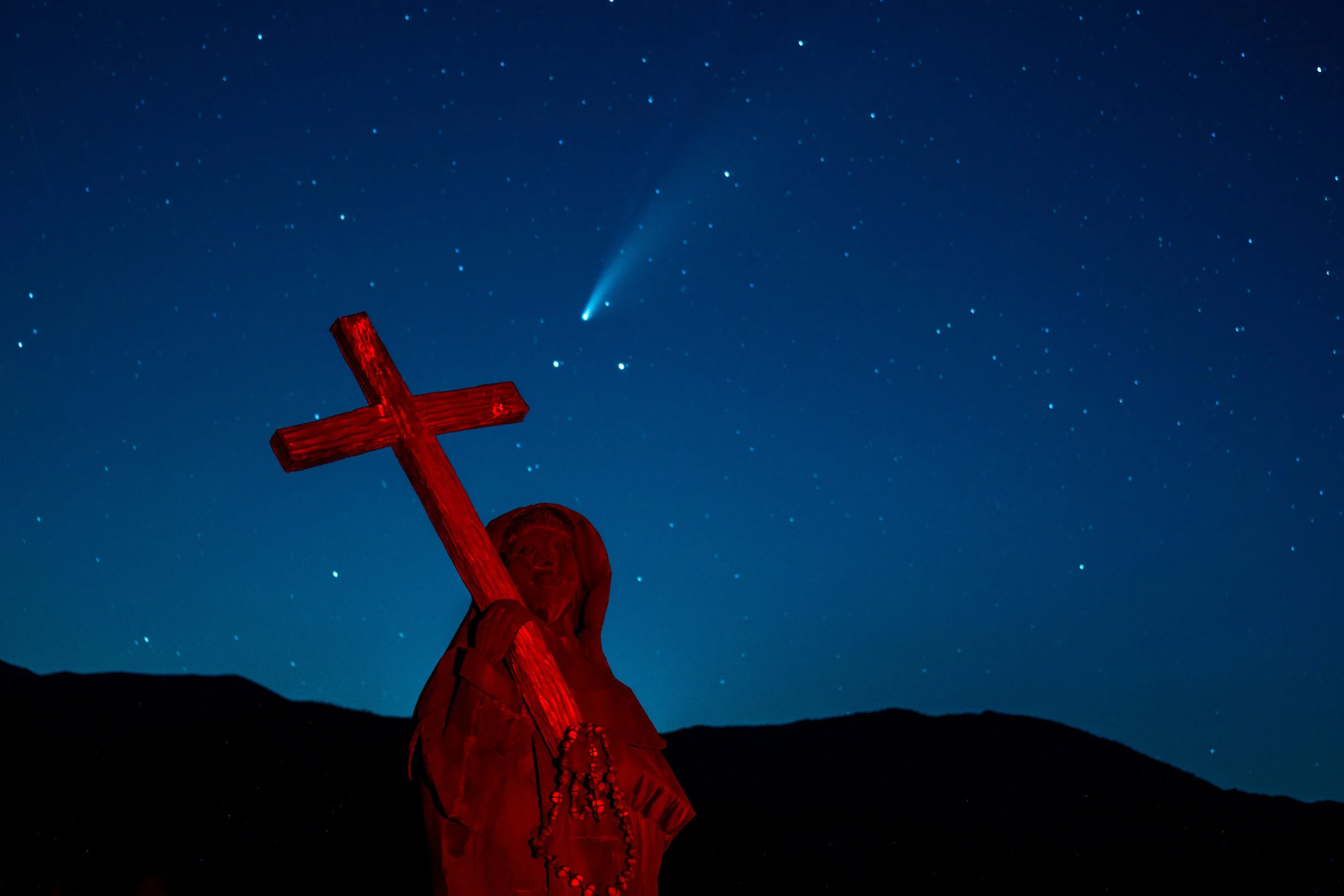 Comet Neowise photograph