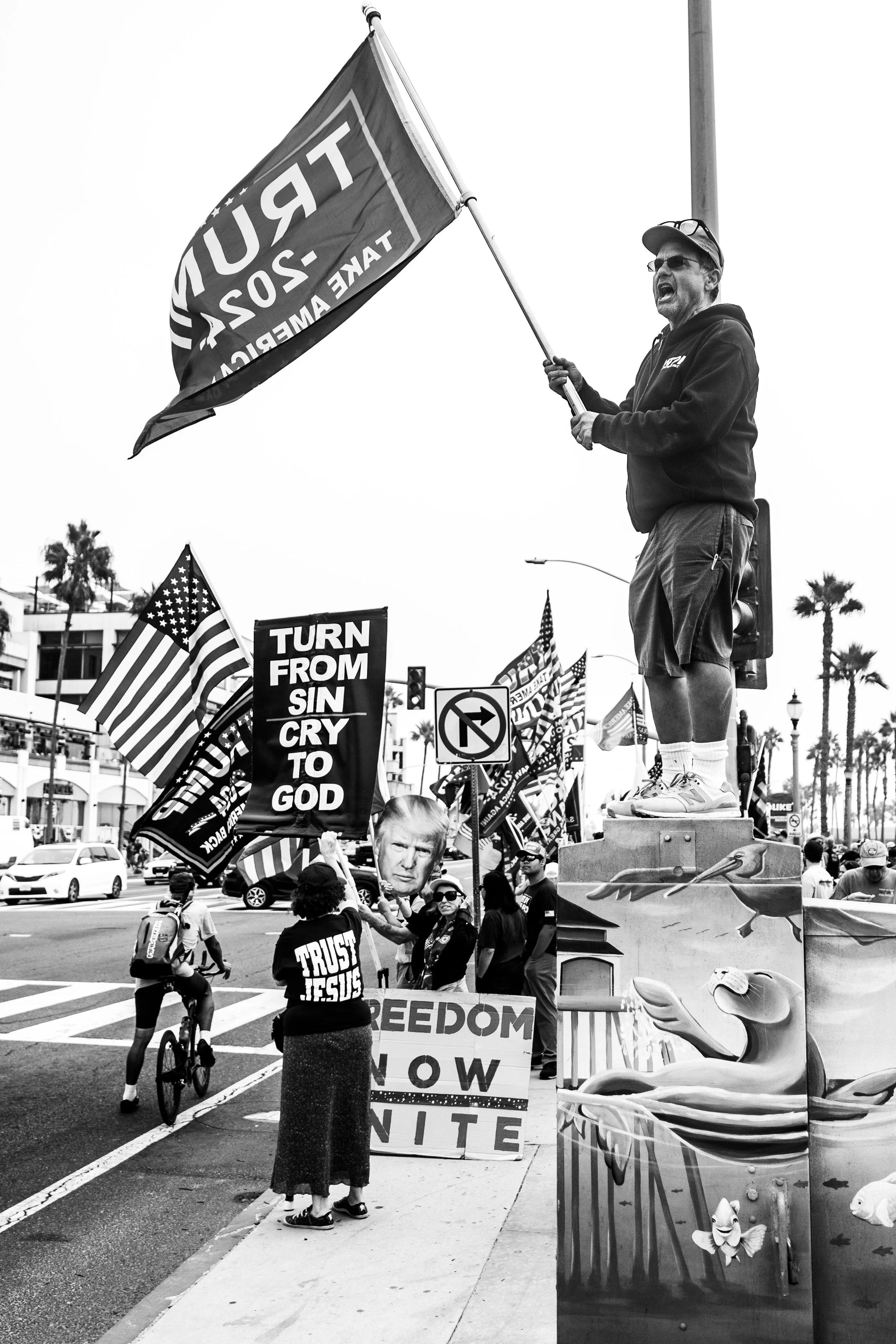 MAGA rally photograph